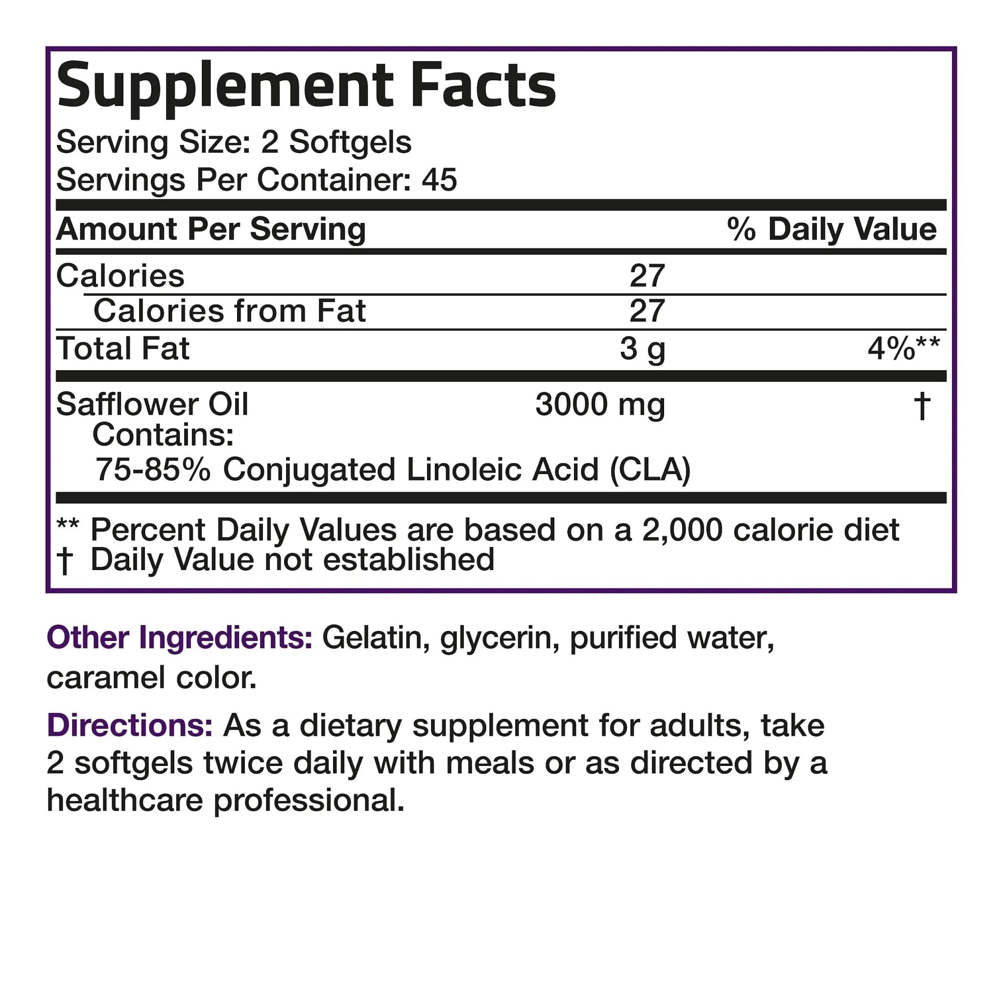 Bronson CLA 3000 Extra High Potency Supports Healthy Weight Managem - TrustMedUSA