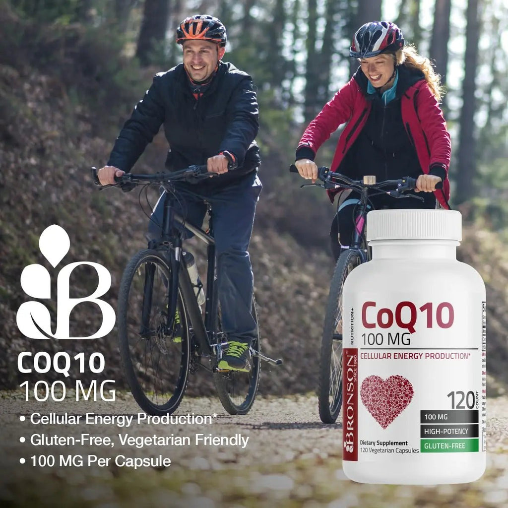 Bronson CoQ10 100 MG High Potency Cellular Energy Production, 120 Vegetarian Capsules - TrustMedUSA