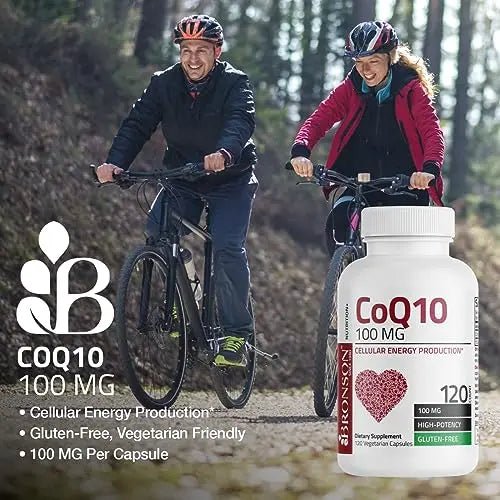 Bronson CoQ10 100 MG High Potency Cellular Energy Production, 60 Vegetarian Capsules - TrustMedUSA
