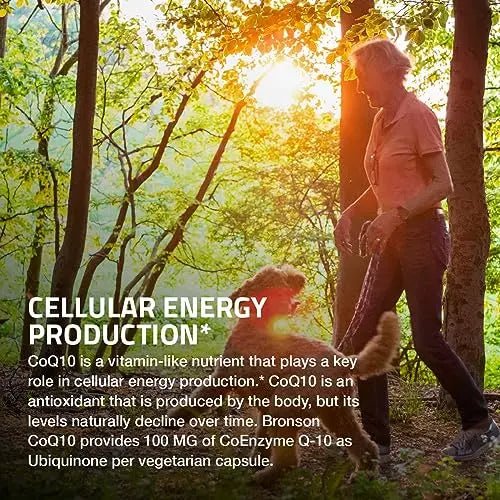 Bronson CoQ10 100 MG High Potency Cellular Energy Production, 60 Vegetarian Capsules - TrustMedUSA