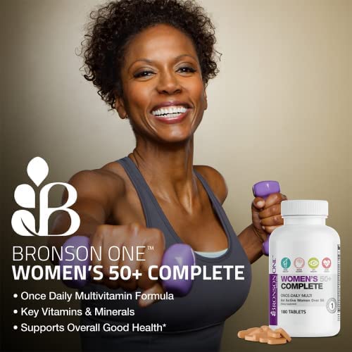 Bronson ONE Daily Women’s 50+ Complete Multivitamin Multimineral, 90 Tablets - TrustMedUSA