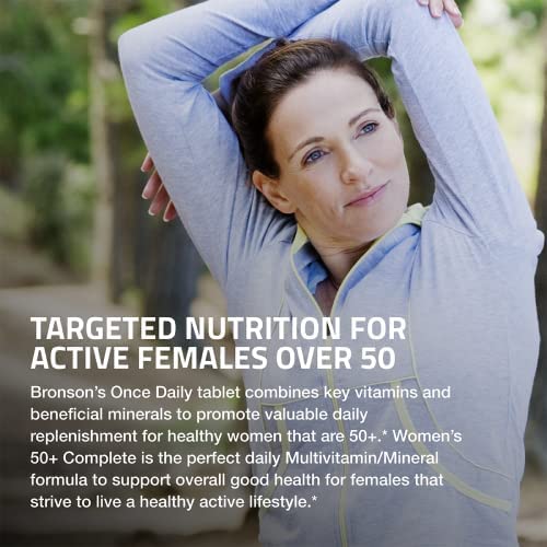 Bronson ONE Daily Women’s 50+ Complete Multivitamin Multimineral, 90 Tablets - TrustMedUSA
