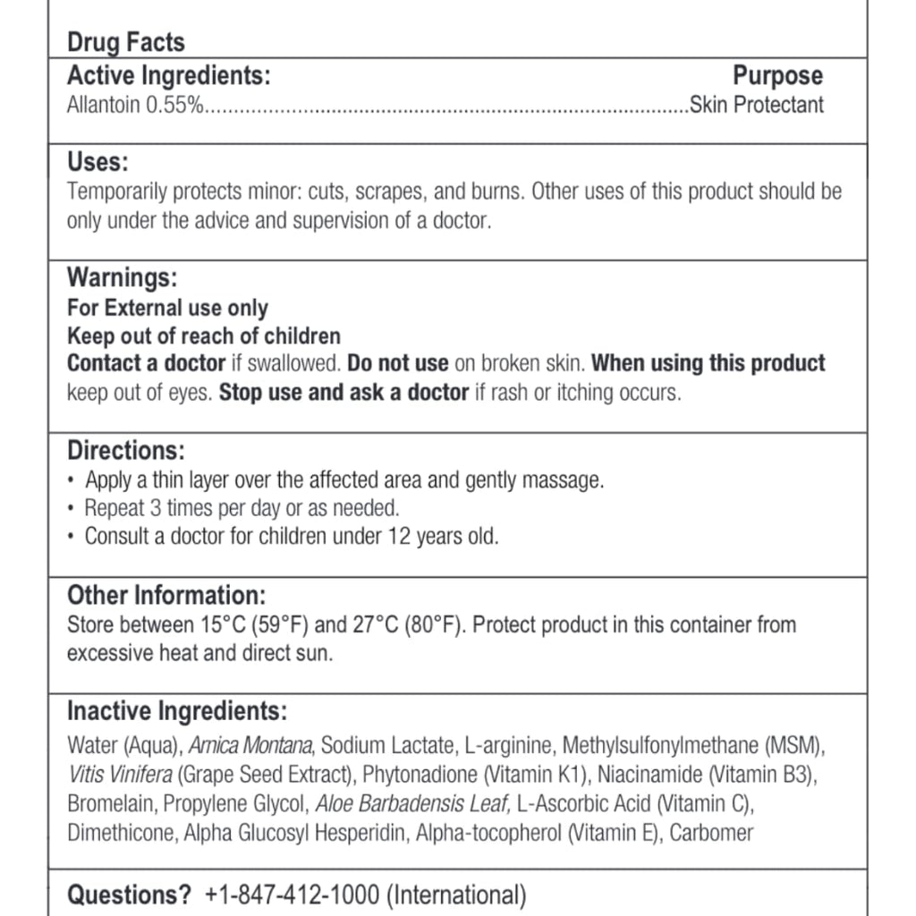 BruiseMD Topical Gel for Bruising and Swelling, 20% Arnica, Bromelain, 2% Vitamin K, 20g (0.7 fl oz) – Advanced Concentrated Bruise Treatment Formula - TrustMedUSA