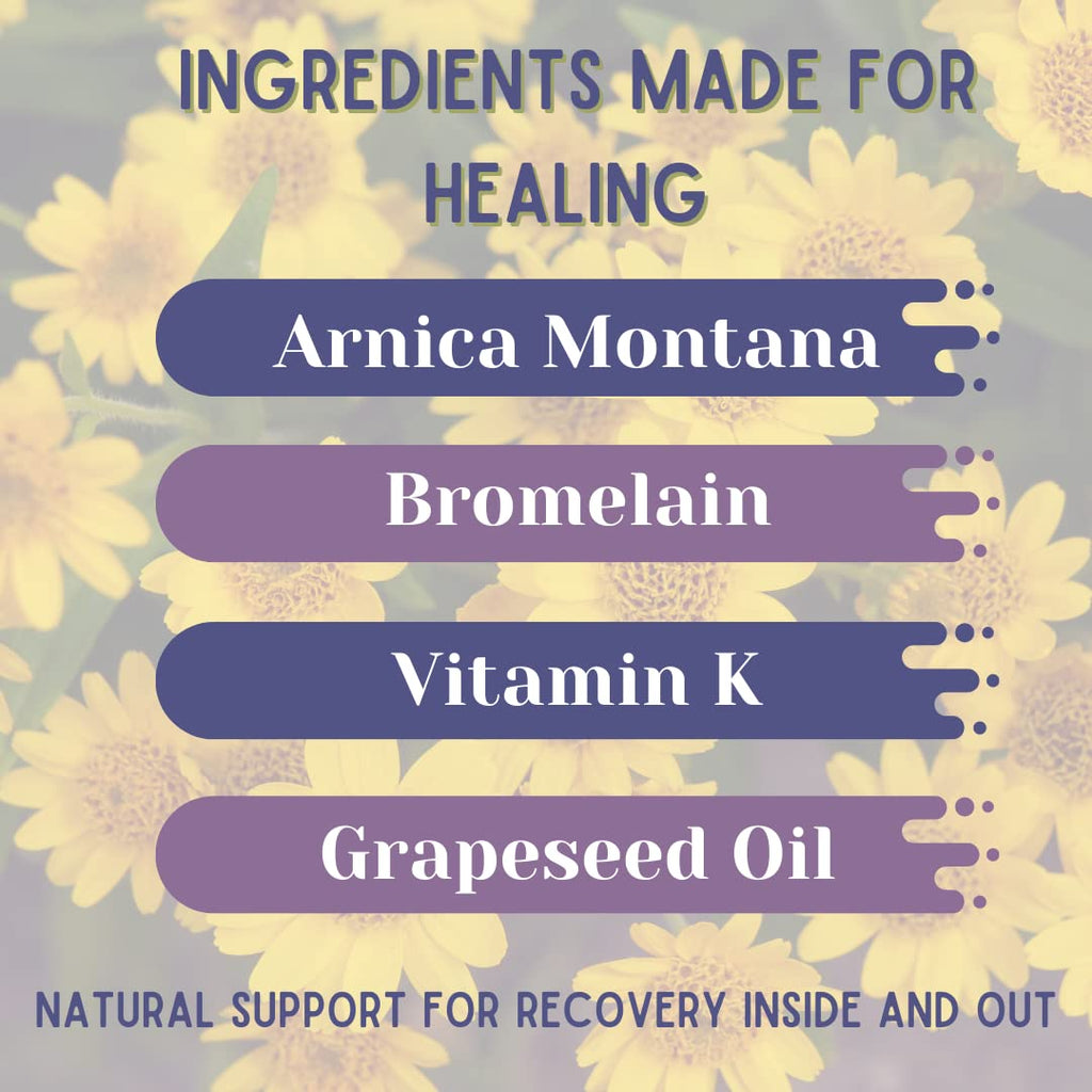 BruiseMD Topical Gel for Bruising and Swelling, 20% Arnica, Bromelain, 2% Vitamin K, 20g (0.7 fl oz) – Advanced Concentrated Bruise Treatment Formula - TrustMedUSA