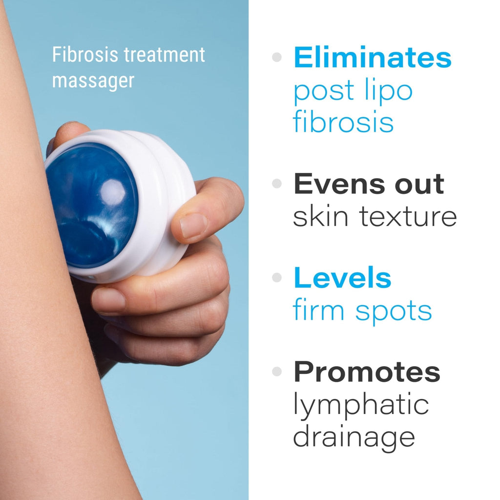 Bruizex Lymphatic Drainage Massager, Massage Roller Ball, Fibro Body Roller for Fibrosis Treatment, Liposuction, 360 Lipo, Tummy Tuck & BBL Post Surgery Recovery - Maple Wellness Supplements