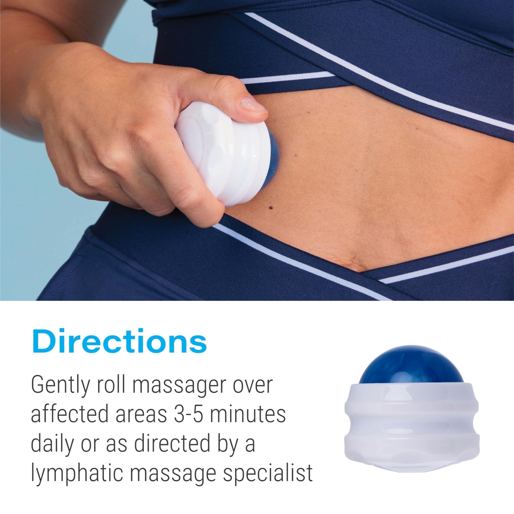 Bruizex Lymphatic Drainage Massager, Massage Roller Ball, Fibro Body Roller for Fibrosis Treatment, Liposuction, 360 Lipo, Tummy Tuck & BBL Post Surgery Recovery - Maple Wellness Supplements