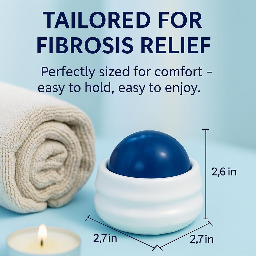 Bruizex Lymphatic Drainage Massager, Massage Roller Ball, Fibro Body Roller for Fibrosis Treatment, Liposuction, 360 Lipo, Tummy Tuck & BBL Post Surgery Recovery - Maple Wellness Supplements