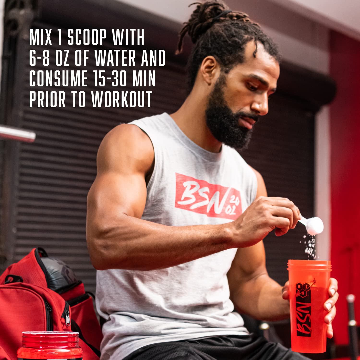 BSN N.O.-XPLODE Vaso Pre Workout Powder with 8g of L-Citrulline and 3.2g Beta-Alanine - TrustMedUSA