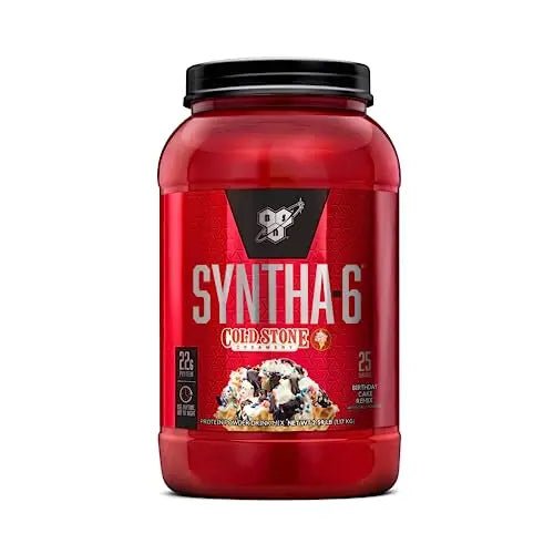 BSN Syntha-6 Whey Protein Powder, Cold Stone Creamery- Birthday Cake Remix Flavor - TrustMedUSA