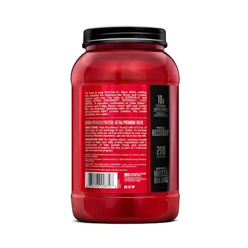 BSN Syntha-6 Whey Protein Powder, Cold Stone Creamery- Birthday Cake Remix Flavor - TrustMedUSA
