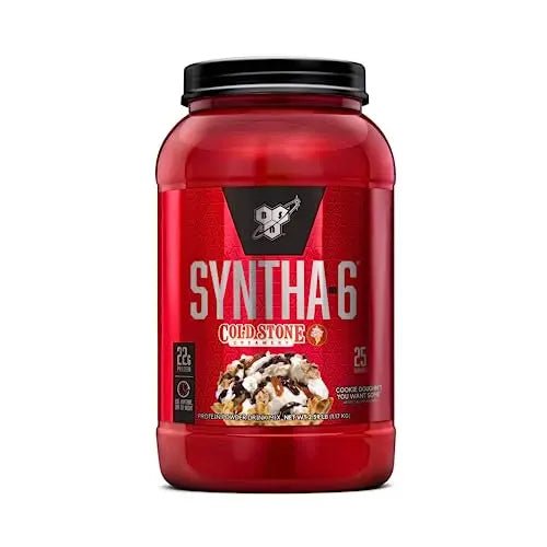 BSN Syntha-6 Whey Protein Powder, Cold Stone Creamery- Cookie Doughn't You Want - TrustMedUSA