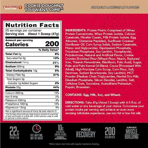 BSN Syntha-6 Whey Protein Powder, Cold Stone Creamery- Cookie Doughn't You Want - TrustMedUSA