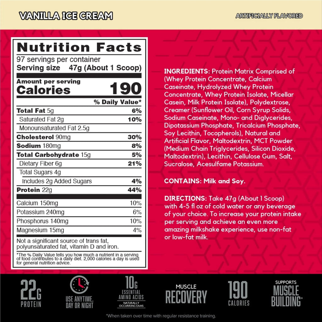BSN SYNTHA-6 Whey Protein Powder, Vanilla Protein Powder with Micellar Casein - TrustMedUSA