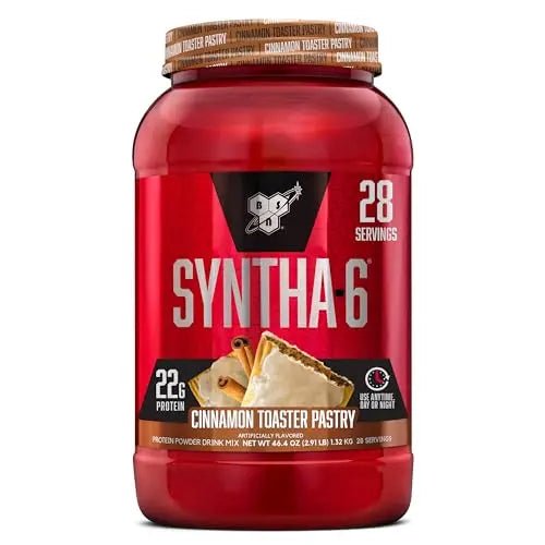 BSN SYNTHA-6 Whey Protein Powder with Micellar Casein, Milk Isolate, Cinnamon Toaster - TrustMedUSA