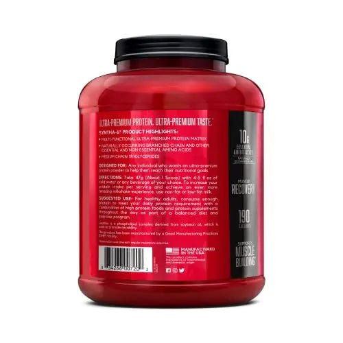 BSN SYNTHA-6 Whey Protein Powder with Micellar Casein, Milk Protein Isolate, Chocolate - TrustMedUSA