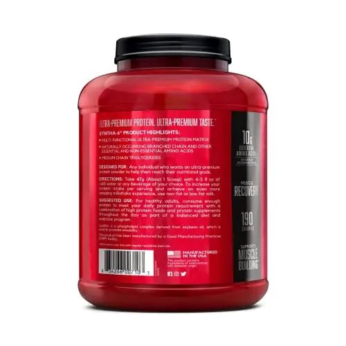 BSN SYNTHA-6 Whey Protein Powder with Micellar Casein, Milk Protein Isolate Powder - TrustMedUSA