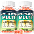 BSSTABBON Methylated Multivitamin for Women Men: Organic Iron Free Multivitamins Gummies plus 5-MTHF Active B12 P5P CoQ10 NAC TMG - Chewable Sugar Free Gummy for Energy Immune Overall Health(120Count) - TrustMedUSA