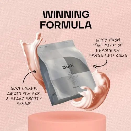 Bulk Pure Whey Protein Powder Shake, Berries and Cream, 1 kg, Packaging May Vary - TrustMedUSA