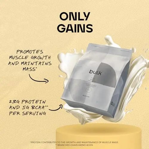 Bulk Pure Whey Protein Powder Shake, Vanilla, 500 g, Packaging May Vary - TrustMedUSA
