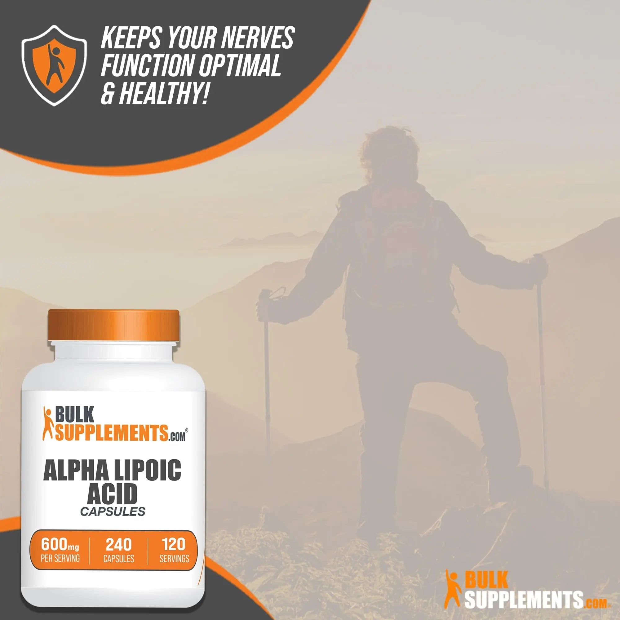 BULKSUPPLEMENTS.COM Alpha Lipoic Acid Capsules - ALA Supplement, Alpha Lipoic - TrustMedUSA