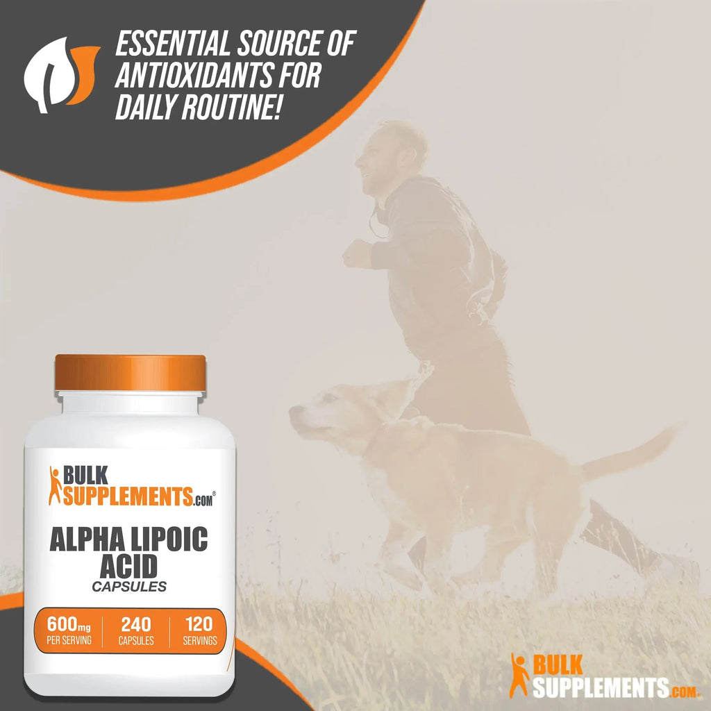 BULKSUPPLEMENTS.COM Alpha Lipoic Acid Capsules - ALA Supplement, Alpha Lipoic - TrustMedUSA