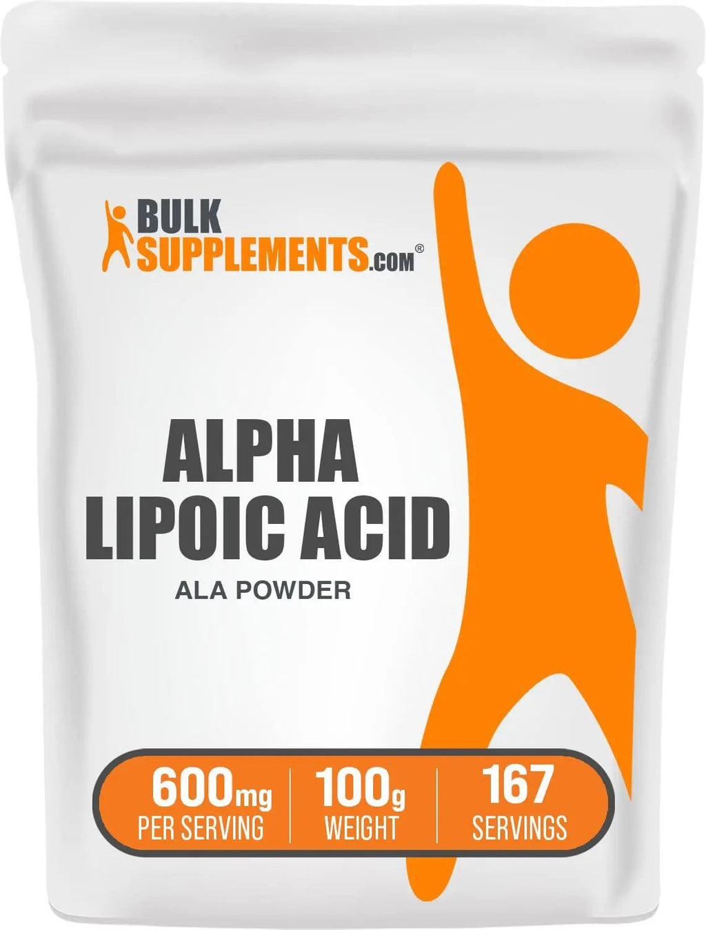 BULKSUPPLEMENTS.COM Alpha Lipoic Acid Powder - ALA Supplement, Alpha Lipoic - TrustMedUSA