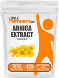 BulkSupplements.com Arnica Extract Powder - Herbal Supplement, from Dried Arnica Flowers, Servings Vary Per Use, 250g (8.8 oz) (Pack of 1) - TrustMedUSA