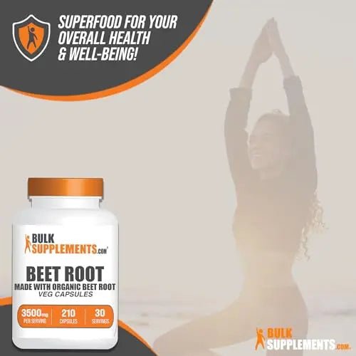 BULKSUPPLEMENTS.COM Beet Root Capsules - Beetroot Supplement, Beet Root Pills - TrustMedUSA