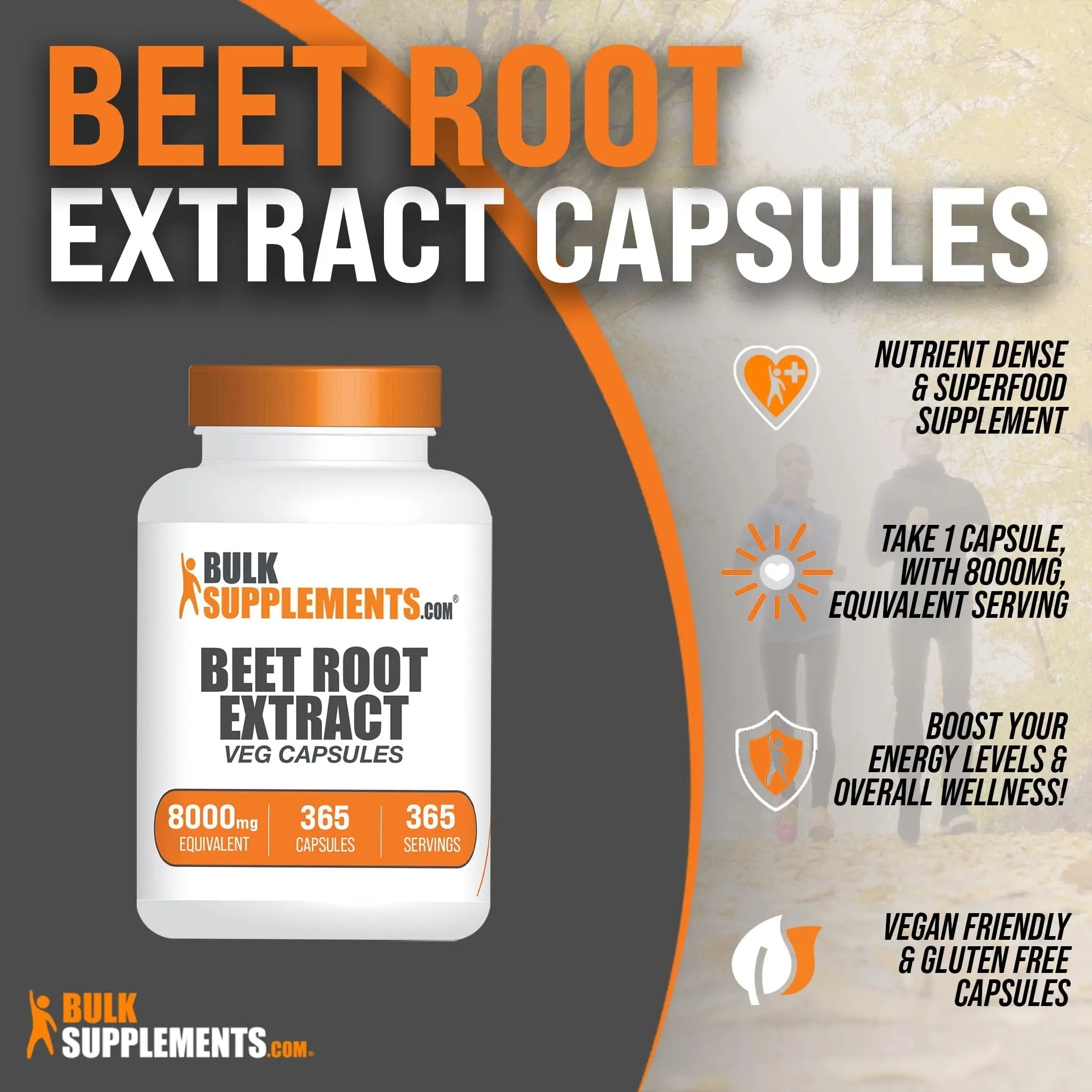 BULKSUPPLEMENTS.COM Beet Root Extract Capsules - Beet Root Supplements, Beet Root - TrustMedUSA