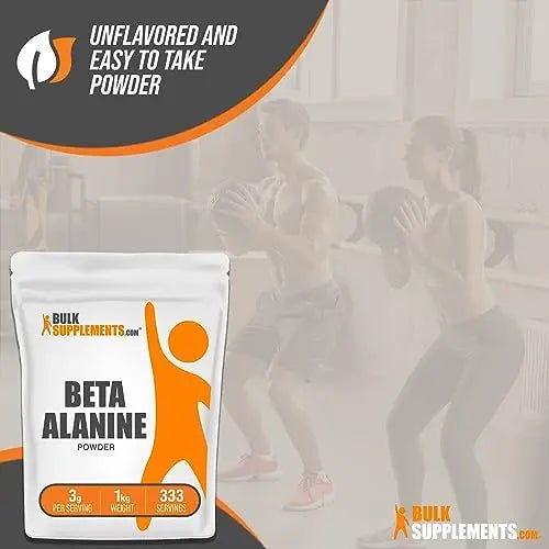 BULKSUPPLEMENTS.COM Beta Alanine Powder - Beta Alanine Pre Workout, Beta Alanine - TrustMedUSA