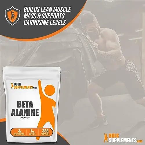 BULKSUPPLEMENTS.COM Beta Alanine Powder - Beta Alanine Pre Workout, Beta Alanine - TrustMedUSA
