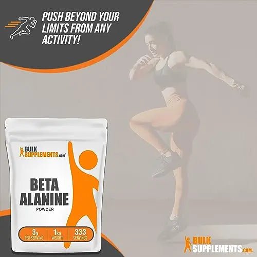 BULKSUPPLEMENTS.COM Beta Alanine Powder - Beta Alanine Pre Workout, Beta Alanine - TrustMedUSA