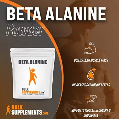 BULKSUPPLEMENTS.COM Beta Alanine Powder - Beta Alanine Supplement, Beta Alanine - TrustMedUSA