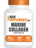 BulkSupplements.com Collagen Softgels - Collagen Peptides Capsules - Collagen Pills for Women - Collagen Peptides Pills - Marine Collagen - Collagen Supplements (300 Count - 300 Servings) - Maple Wellness Supplements