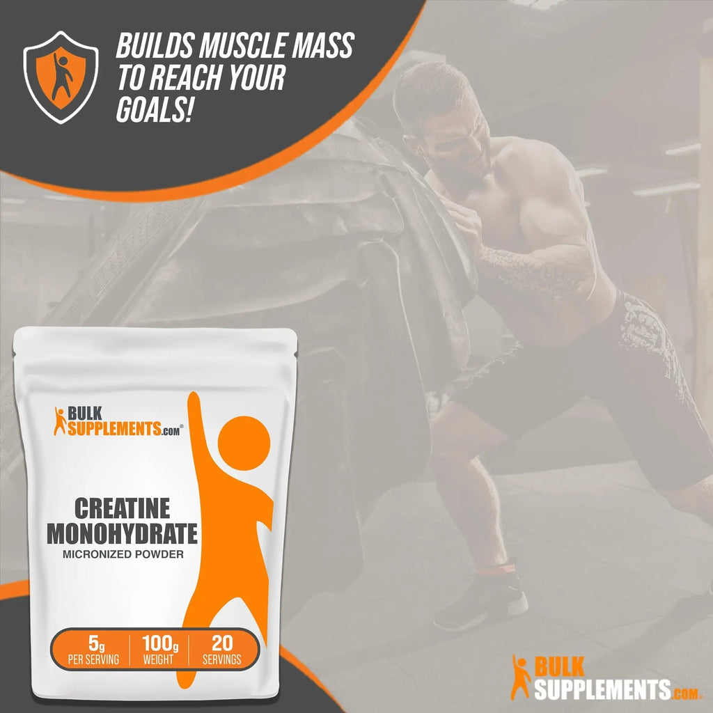 BULKSUPPLEMENTS.COM Creatine Monohydrate Powder - Micronized Creatine - TrustMedUSA