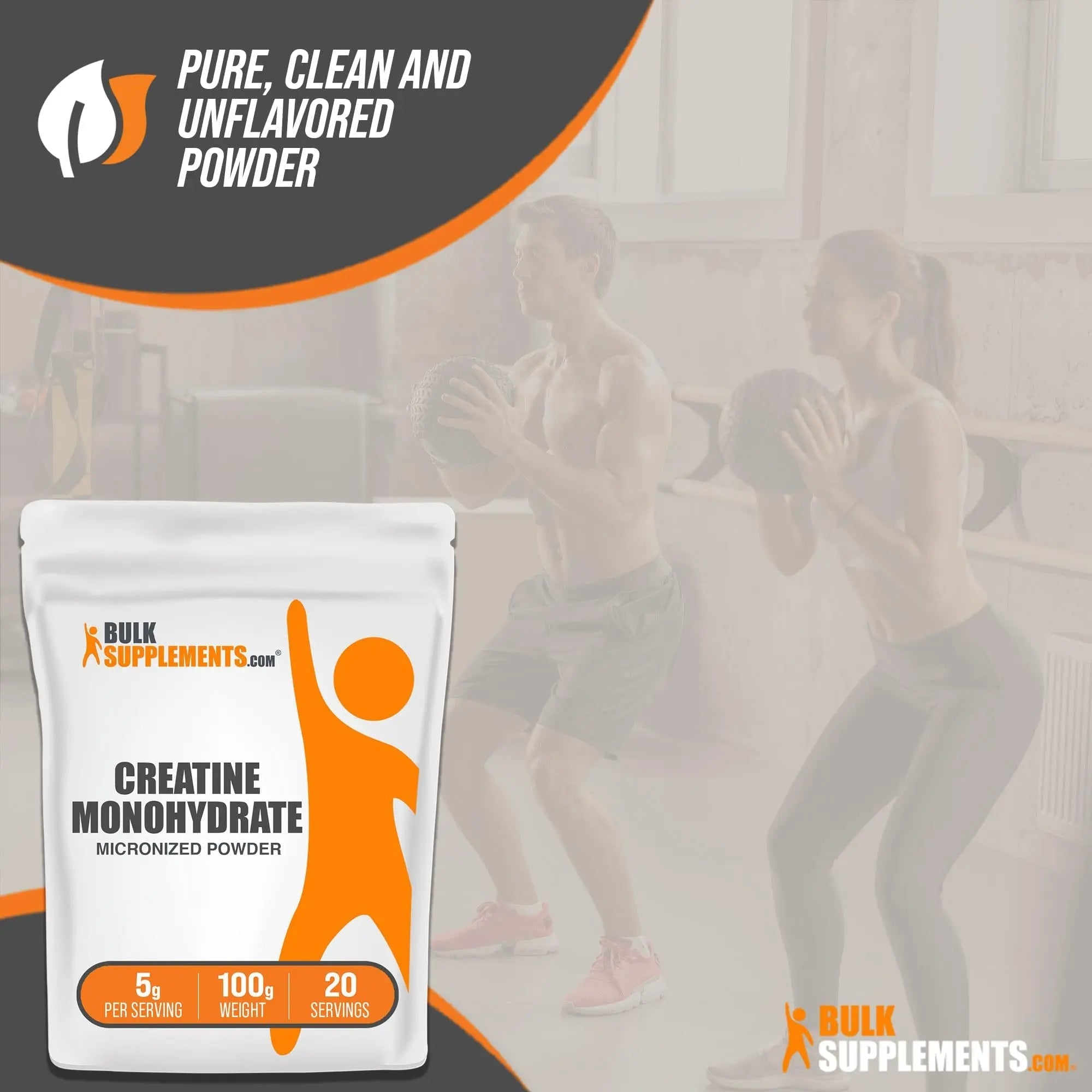 BULKSUPPLEMENTS.COM Creatine Monohydrate Powder - Micronized Creatine - TrustMedUSA