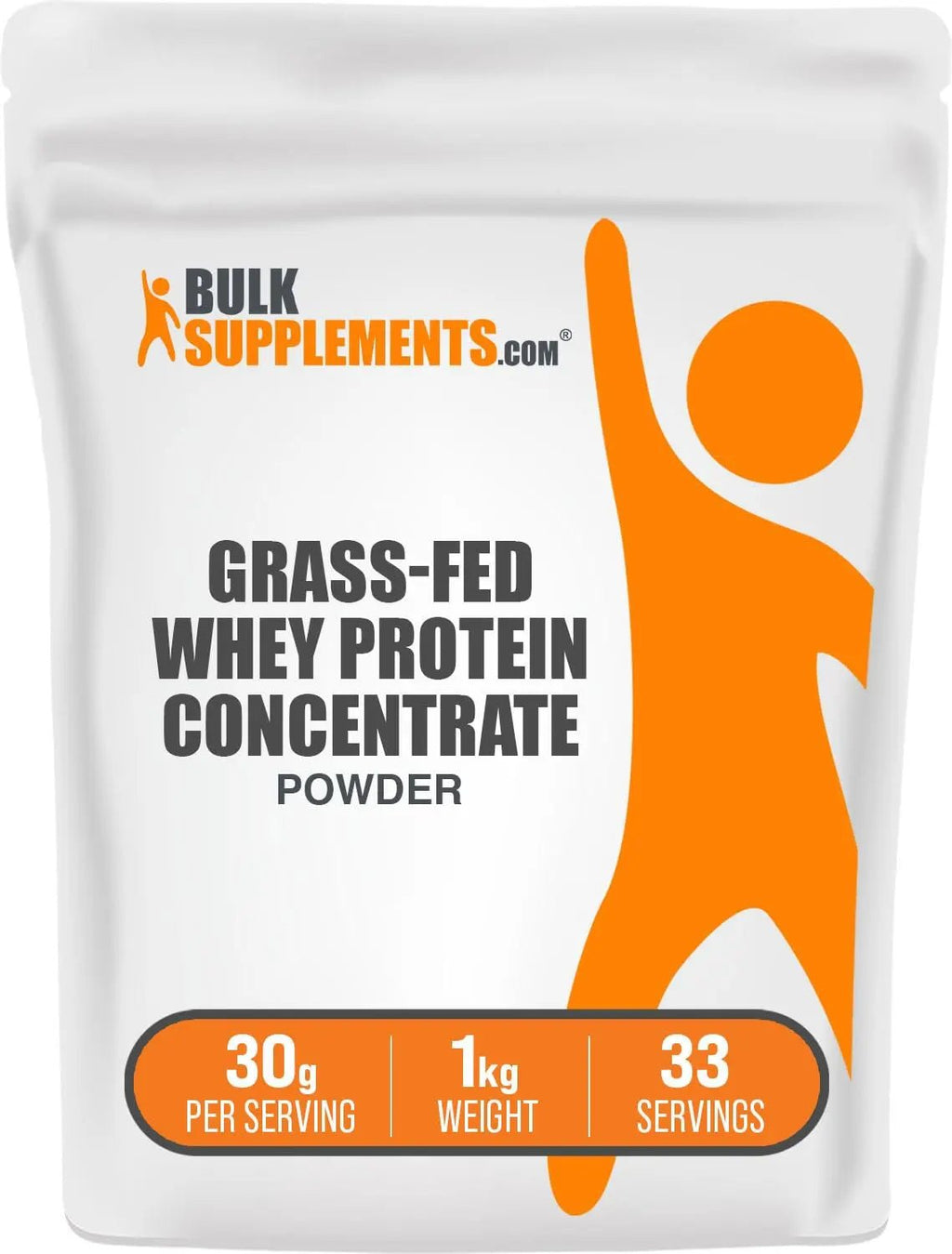 BULKSUPPLEMENTS.COM Grass Fed Whey Protein Powder - Pure Protein Powder - TrustMedUSA