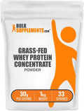 BULKSUPPLEMENTS.COM Grass Fed Whey Protein Powder - Pure Protein Powder - TrustMedUSA