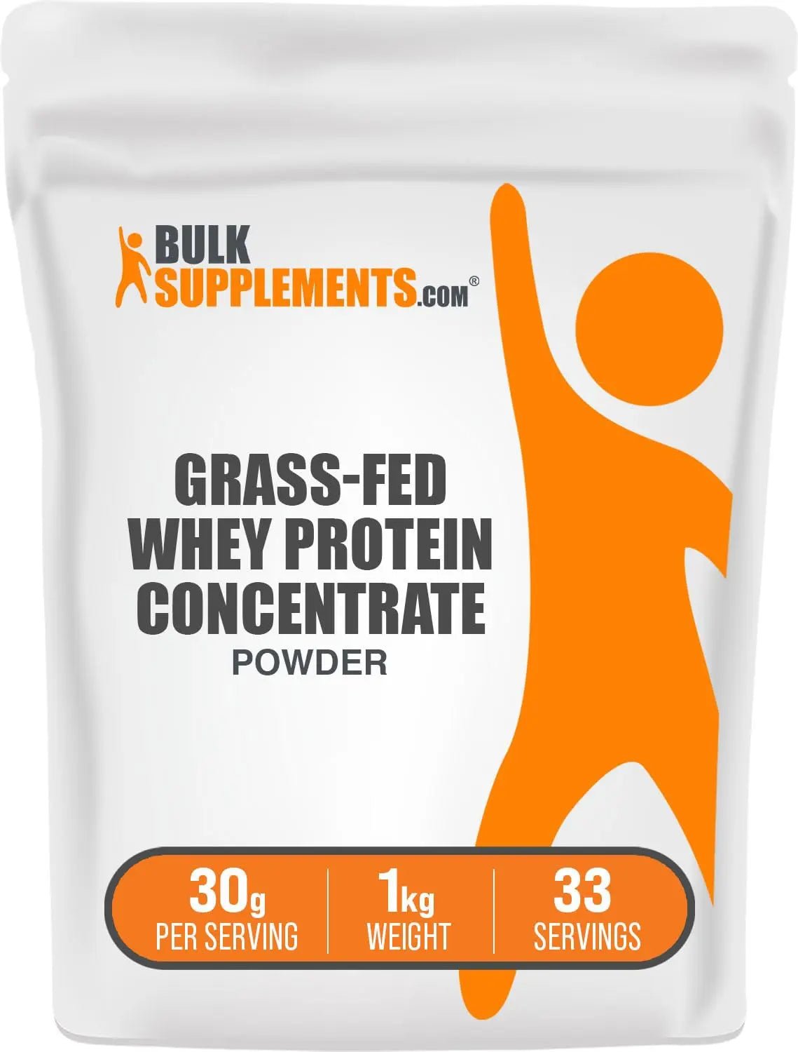 BULKSUPPLEMENTS.COM Grass Fed Whey Protein Powder - Pure Protein Powder - TrustMedUSA