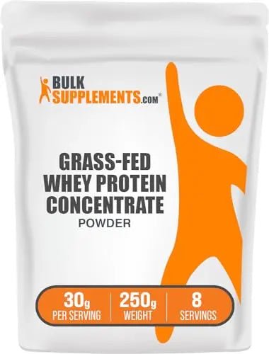 BULKSUPPLEMENTS.COM Grass Fed Whey Protein Powder - Pure Protein Powder - TrustMedUSA
