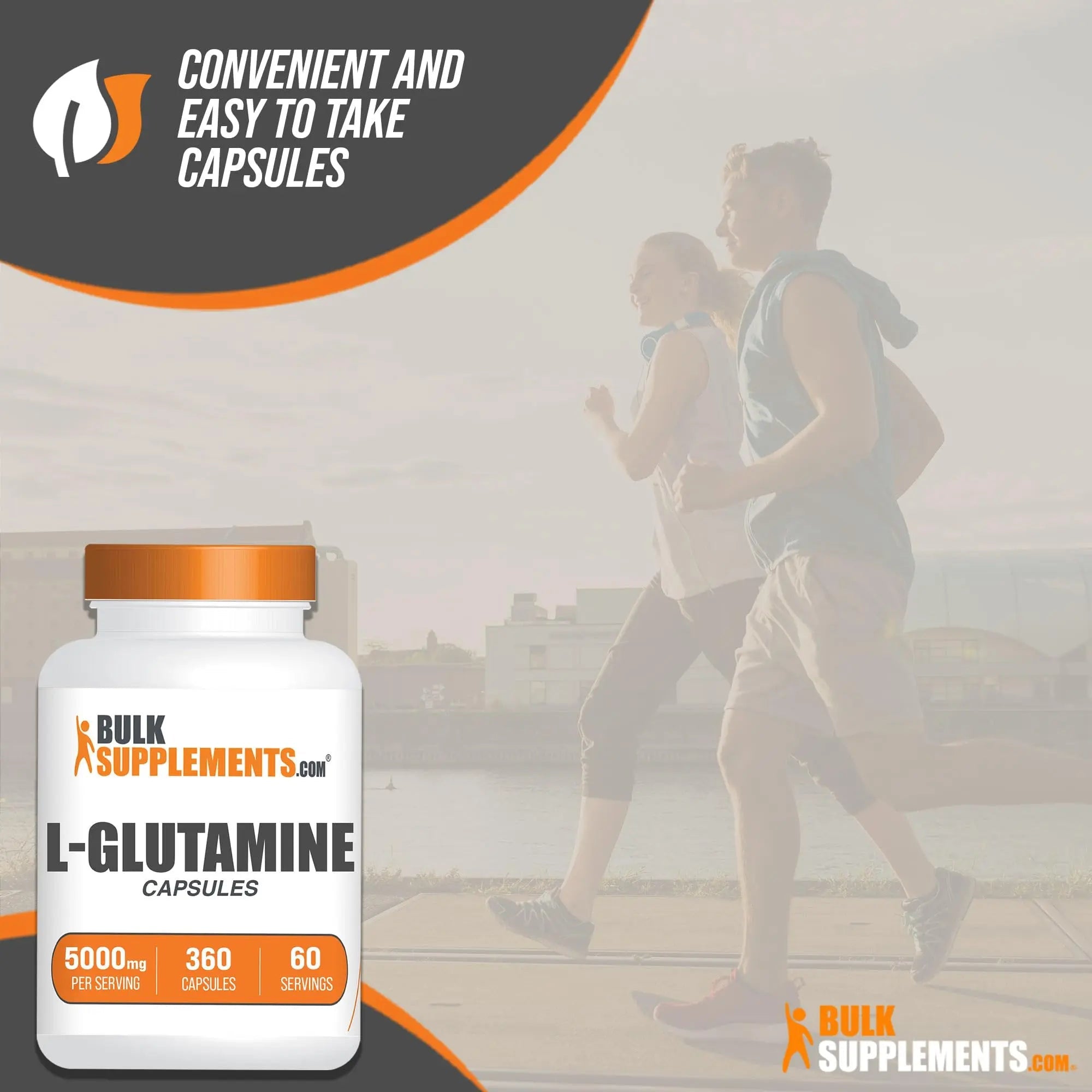 BULKSUPPLEMENTS.COM L-Glutamine Capsules - Glutamine Supplement, L Glutamine - TrustMedUSA