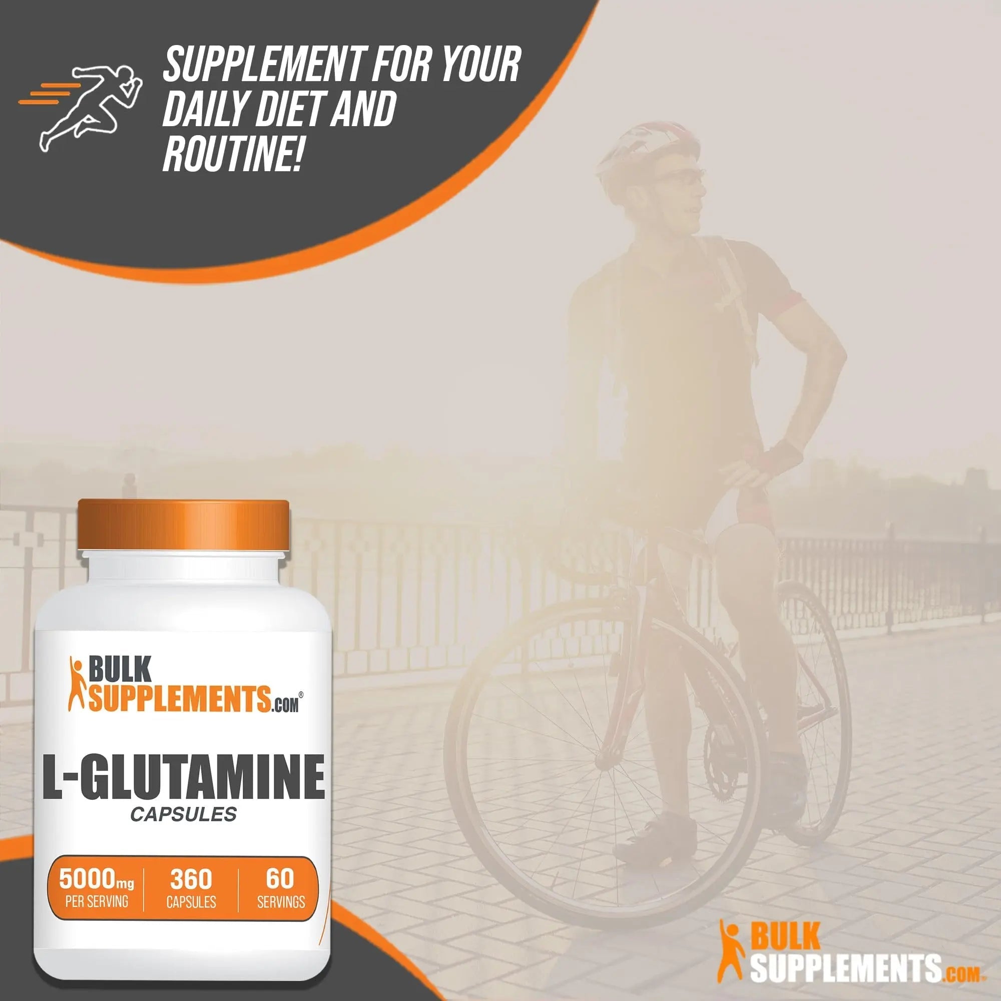 BULKSUPPLEMENTS.COM L-Glutamine Capsules - Glutamine Supplement, L Glutamine - TrustMedUSA