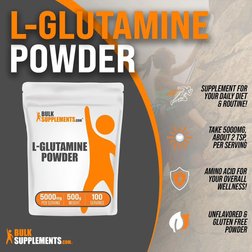 BULKSUPPLEMENTS.COM L-Glutamine Powder - Glutamine Supplement, L Glutamine - TrustMedUSA
