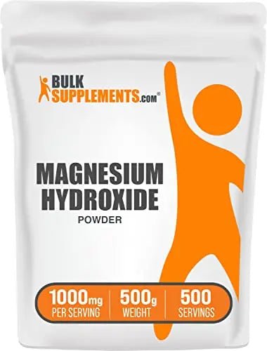 BulkSupplements.com Magnesium Hydroxide Powder - Magnesium Supplement - TrustMedUSA