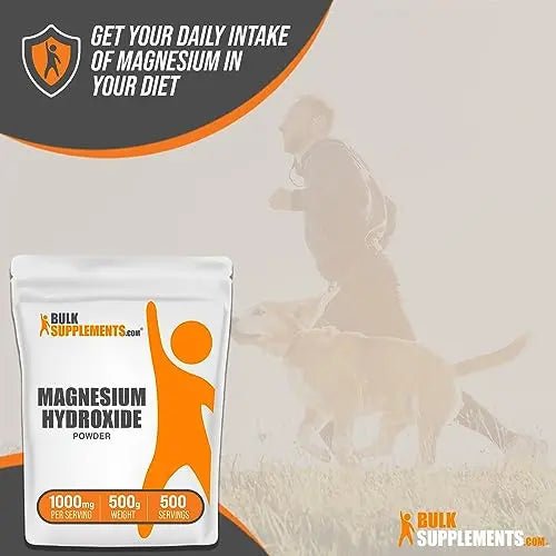 BulkSupplements.com Magnesium Hydroxide Powder - Magnesium Supplement - TrustMedUSA