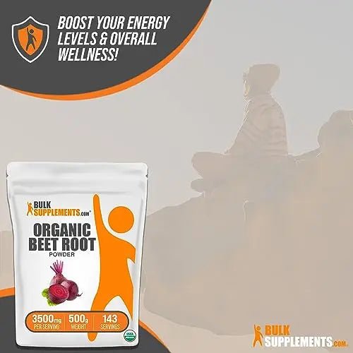 BULKSUPPLEMENTS.COM Organic Beet Root Powder - Beet Powder Organic, Beetroot - TrustMedUSA
