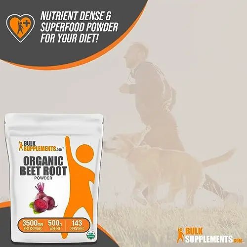 BULKSUPPLEMENTS.COM Organic Beet Root Powder - Beet Powder Organic, Beetroot - TrustMedUSA