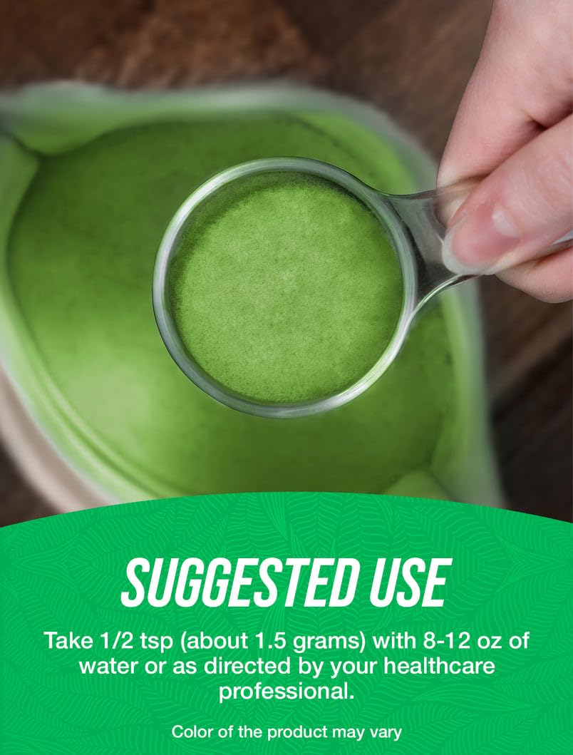 BulkSupplements.com Organic Wheatgrass Powder - Organic Super Greens Powder, Superfoods Supplement - Vegan & Gluten Free, 1.5g per Serving, 100g (3.5 oz) (Pack of 1) - TrustMedUSA