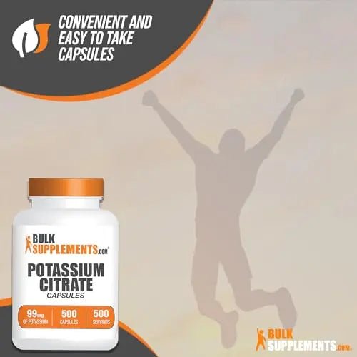 BulkSupplements.com Potassium Citrate Capsules - Potassium Supplement, Potassium - TrustMedUSA