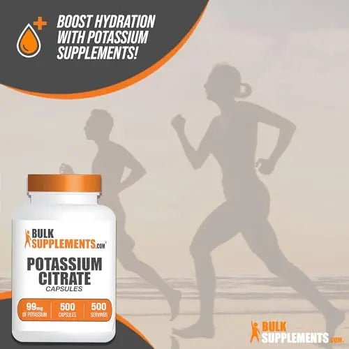 BulkSupplements.com Potassium Citrate Capsules - Potassium Supplement, Potassium - TrustMedUSA